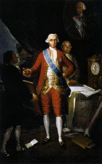 Francisco de Goya Portrait of the Count of Floridablanca oil painting picture